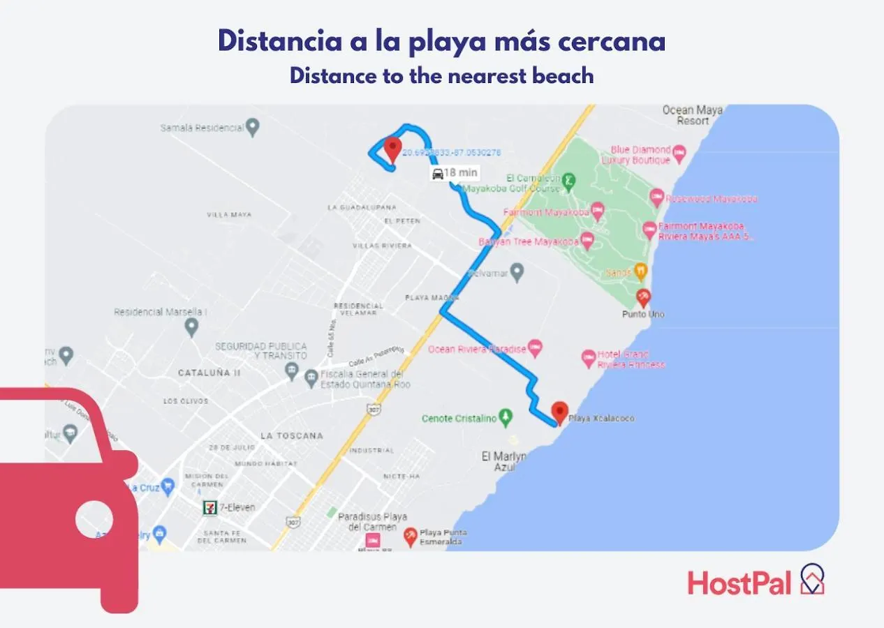 Hostpal Mayakoba - Playa Del Carmen Apartment